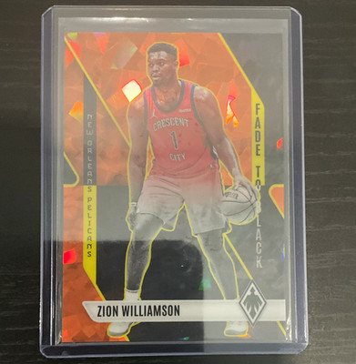 Panini 2023-24 Phoenix Fade to Black Zion Williamson #14 Orange Ice /249