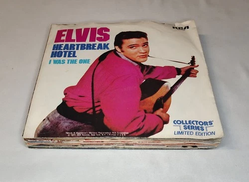 Elvis Presley 45 with Picture and Company Sleeves Lot of 12 VG+ Avg. Condition