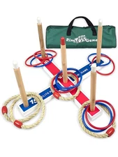Elite Sportz Ring Toss Game for Kids, Adults & Family - Outdoor Lawn Yard Game
