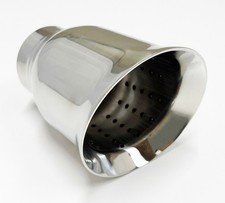 Exhaust Tip 4.00 Dia Od 3.00 Dia Id X 6.00 Long 2.25 Inlet W7006-225-ss Slan