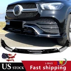 Gloss Front Spoiler Lip Kit For Mercedes Benz GLE Class W167 C167 20-2023 sport