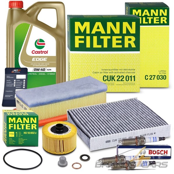 Mann Inspektionspaket FÜR Dacia Logan Sandero Renault Captur Clio 0.9 Tce 2012 --image