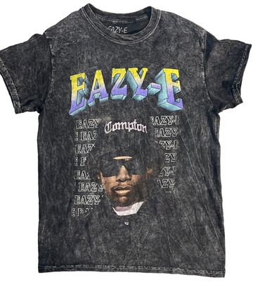 Eazy-E Vintage Acid Washed T-shirt/ 100% Cotton/ SMALL/ Vintage T Shirt
