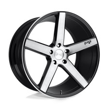 18x8 Niche M124 Milan Gloss Black Brushed Wheel 5x4.5 40mm 18x8 Niche M124 Milan Gloss Black Brushed Wheel 5x4.5 40mm