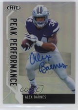 2019 Sage Hit Premier Draft Peak Performance Auto Alex Barnes #PKA-AB Auto 2s2