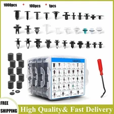 1101pcs Car Retainer Clips Auto Fasteners Push Trim Clips Pin Rivet Bumper KIT