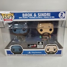 Funko Pop Games God of War Brok & Sindri 2 Pack GameStop Exclusive PlayStation