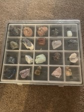 WORTH 600£National Geographic100 Rocks,Gems and Minerals with allcases,magasines