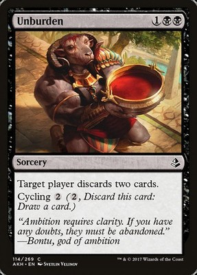 Unburden | #114 | AKH | MTG | Regular | LP