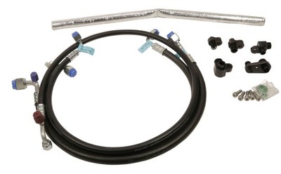 Fleece Performance FPE-AC-KIT-1316 A/C Line Reroute Kit For 2013-18 6.7L Cummins