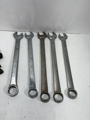 Lot Of 5 Wrench Armstrong USA 17/16 13/8 11/2 16/16 Combination Wrench + Thorsen
