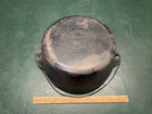 Antique 1920s Griswold 1295 No.8 Cast Iron Dutch Oven No Lid ~ For Restoration
