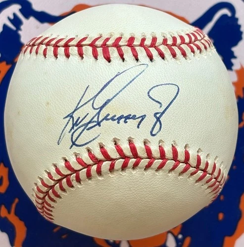 KEN GRIFFEY JR. SIGNED OAL BASEBALL HOF 2016 SEATTLE MARINERS CINCINNATI REDS!!!