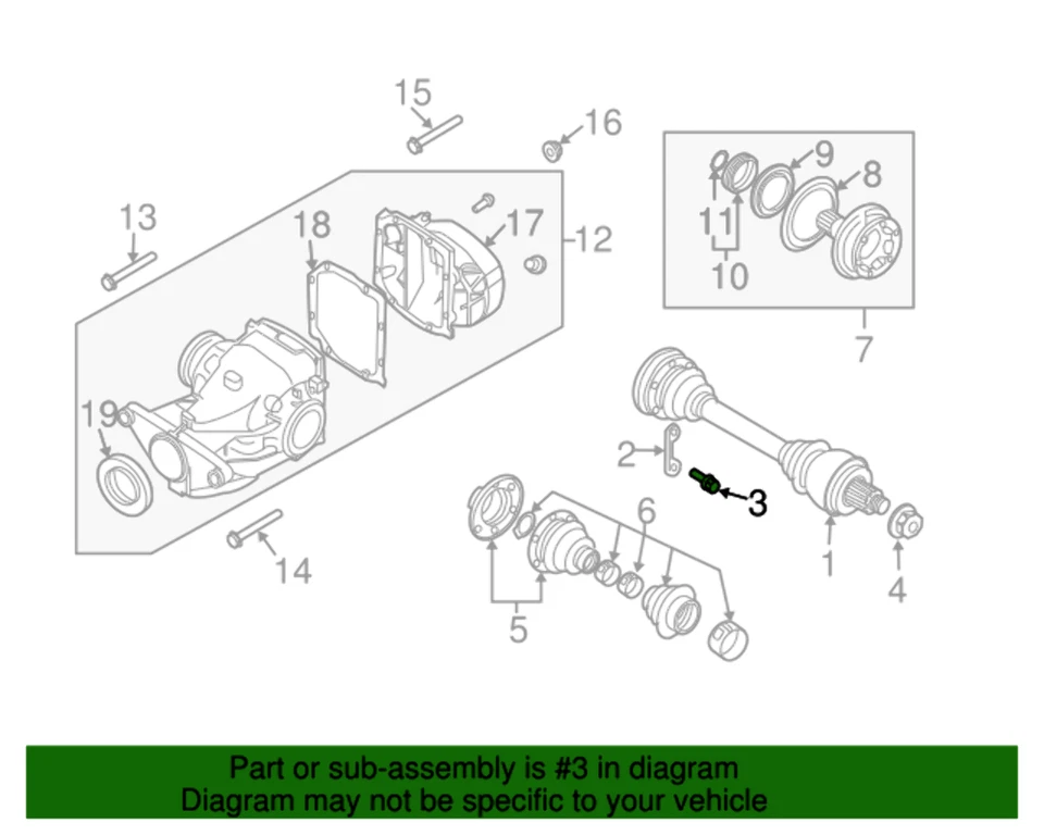 Nuevo tornillo genuino BMW Torx con costillas (2000-2008) OE 33217571990 Foto 2 de 4