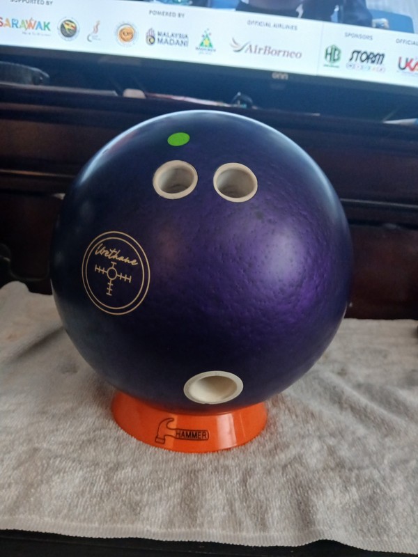 Hammer Purple Pearl Hammer Urethane Bowling Ball Purple 14LB (Ke)