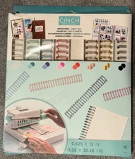 CINCH Book Binding Wire Multi-Color 16pc Arts Crafts Projects **Missing 1** NOB