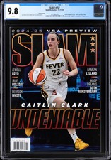 Apr-May 2024 SLAM DEBUT CAITLIN CLARK 1st Cover (Newsstand) CGC 9.8 TOP POP !