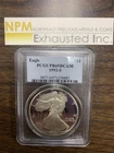 1992-S American Silver Eagle Dollar PR69DCAM PCGS Proof 69 Deep Cameo