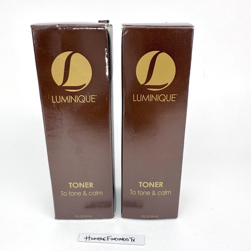 2x LUMINIQUE Toner 3oz Bottles Age Defying Pore Minimizing Refresher New In Box - Picture 6 of 12