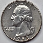 *SILVER* 1958-D  Washington Quarter -《Great Way To Buy Silver!!》