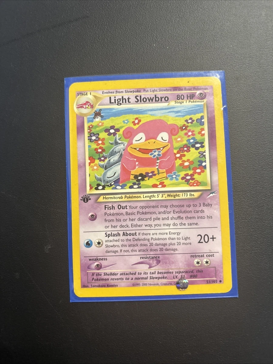 Light Slowbro 51/105 Neo Destiny for sale | eBay