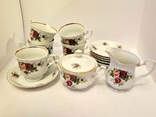 Chodziez Vintage Bone China Rose Pattern in good condition