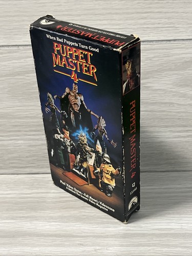Puppet Master 4 (VHS, 1993) Gordon Currie, Chandra West - Picture 3 of 5
