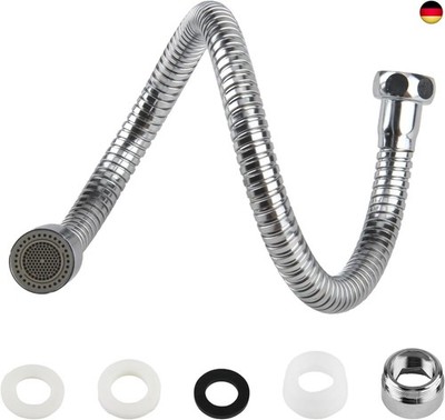 Vaskula Wasserhahn Verlängerung 50cm Universelle Rotation 360° Edelstahl Faucet 
