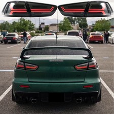 Led Tail Lights Smoke Lens For Mitsubishi Lancer Evo X 2008-2020 Wsequential