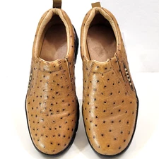 Roper Performance Women's Clogs Sz 6 Brown Leather Slip-On Western