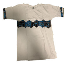 Wax Fabric 2 pc set men clothing pant T-shirt Geometric Pattern Ankara kente