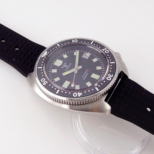Orologio da uomo automatico NH35A PT5000 Quadrante verde vetro zaffiro luminoso 200 m subacqueo - Foto 12 di 18