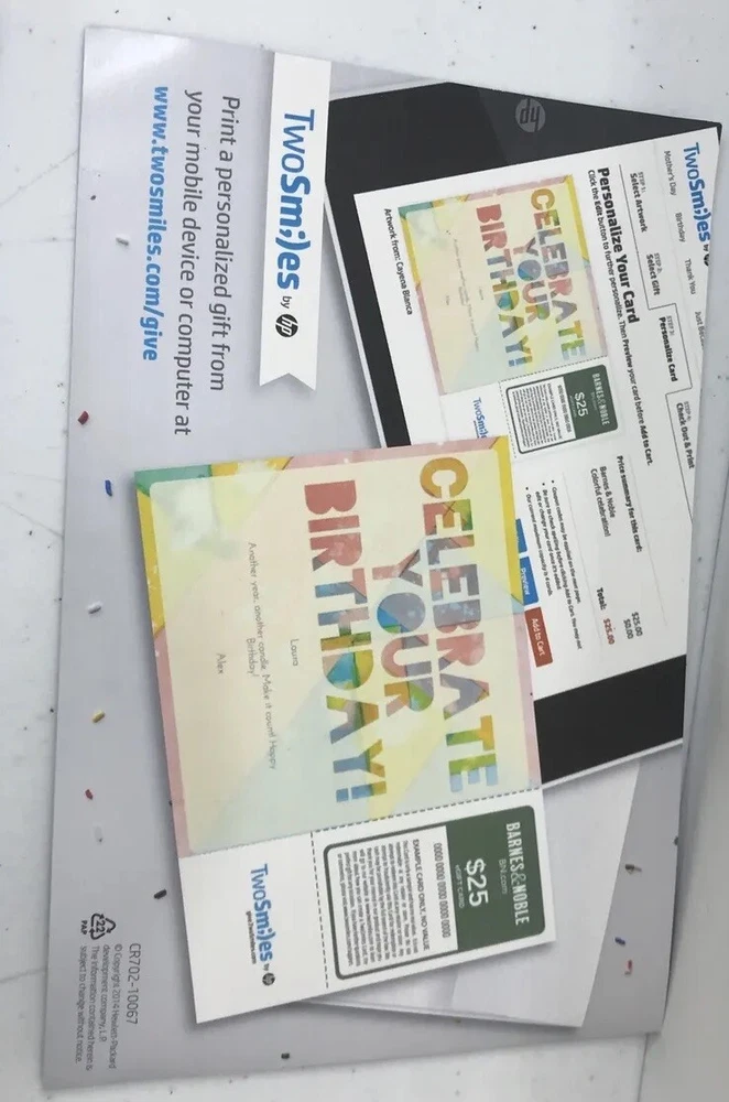 Mixed Packs of HP Photo Printer Paper 30 5x7 15 4x6 & 15 Envelopes