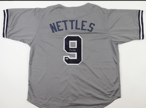 Autographed Graig Nettles Signed New York Yankees #9 Jersey COA RSA