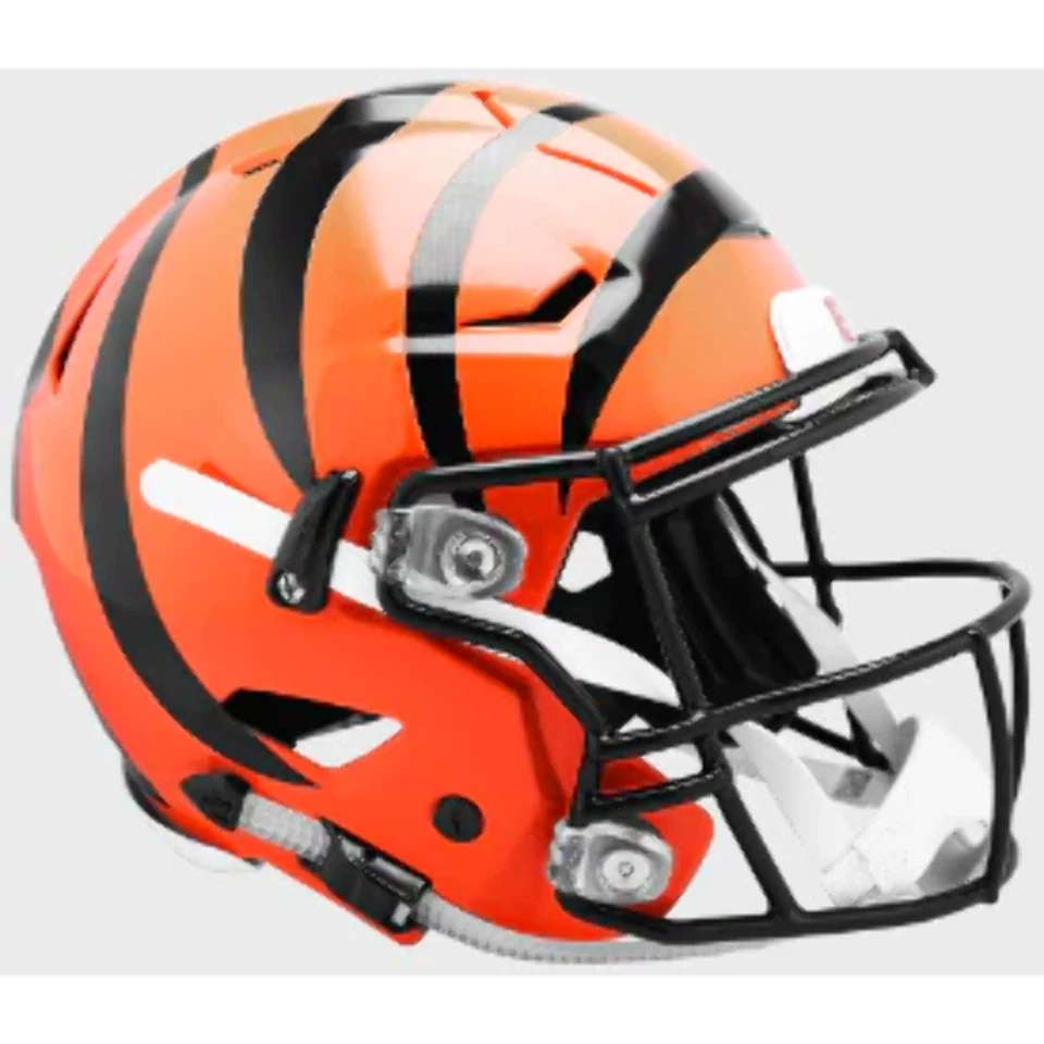 Cincinnati Bengals Full Size Authentic SpeedFlex Football Helmet - NFL.