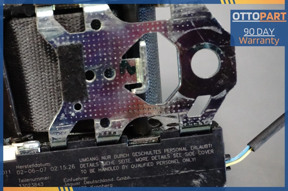 Jaguar XJ8 XJR 2004-2007 VDP X350 X358 retractor de cinturón de seguridad trasero derecho AMB Foto 4 de 4