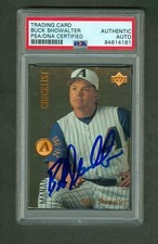 Buck Showalter 1996 Upper Deck CL #476 Diamondbacks Manager PSA/DNA Autograph