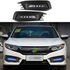 Led DRL Day Running Light Lamp Turn Signal For Honda Civic 3-Color OE 2016-2018