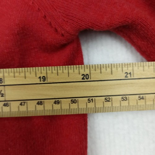 GANT Hombre Jersey Talla M Algodón Rojo Punto Cuello En V Logo Mediano - Imagen 8 de 10