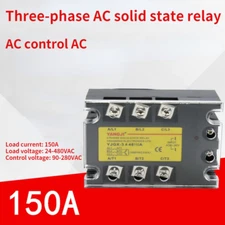 Three-phase SSR AC control AC AC-AC solid state relay YJGX-3A48150A 480VAC 150A