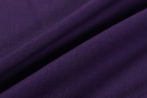 Diy Solid Purple Upholstery Sofa Cloth Summer Shirt Clothing Slub Cotton Fabric - Picture 3 of 3