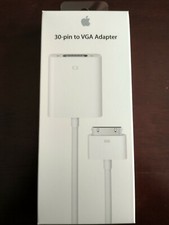 APPLE 30 PIN TO VGA ADAPTER MC552ZM/B A1368 - GENUINE BRAND NEW