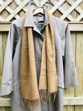 Unisex Women Men Accessory Muffler Scarf, Elegant, Warm, Camel/Latte