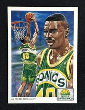 1991-92 Upper Deck Shawn Kemp #96 Basketball Art Card Seattle SuperSonics