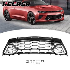 Hecasa Front Lower Grille Grill Chrome For 2016-18 Chevrolet Camaro Ss 84095981