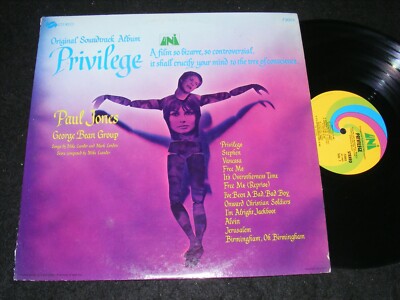Original Mod Hippie SOUNDTRACK PRIVILEGE Mike Leander PAUL JONES Bad Bad Boy LP 
