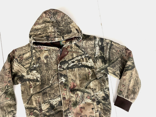 CABELA'S Brown Warm REALTREE CAMO HUNTING JACKET Insulated Winter Coat YOUTH L - Picture 2 of 9