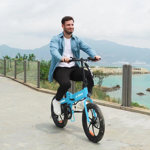 E-Bike 20" Electric Bike Fat Tire 850W Folding City Bicycle -Commuter Ebike US - Picture 7 of 10