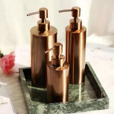 Refillable Stainless Steel Lotion Pump Soap Dispenser Hand Sanitizer Bottle