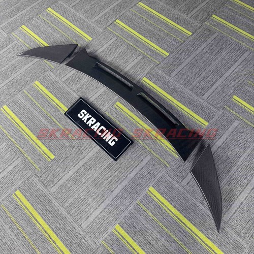 Carbon/Forged Carbon/Gloss Black Rear Trunk Spoiler Wing Fits Lotus Emira 23-25 - Picture 6 of 35